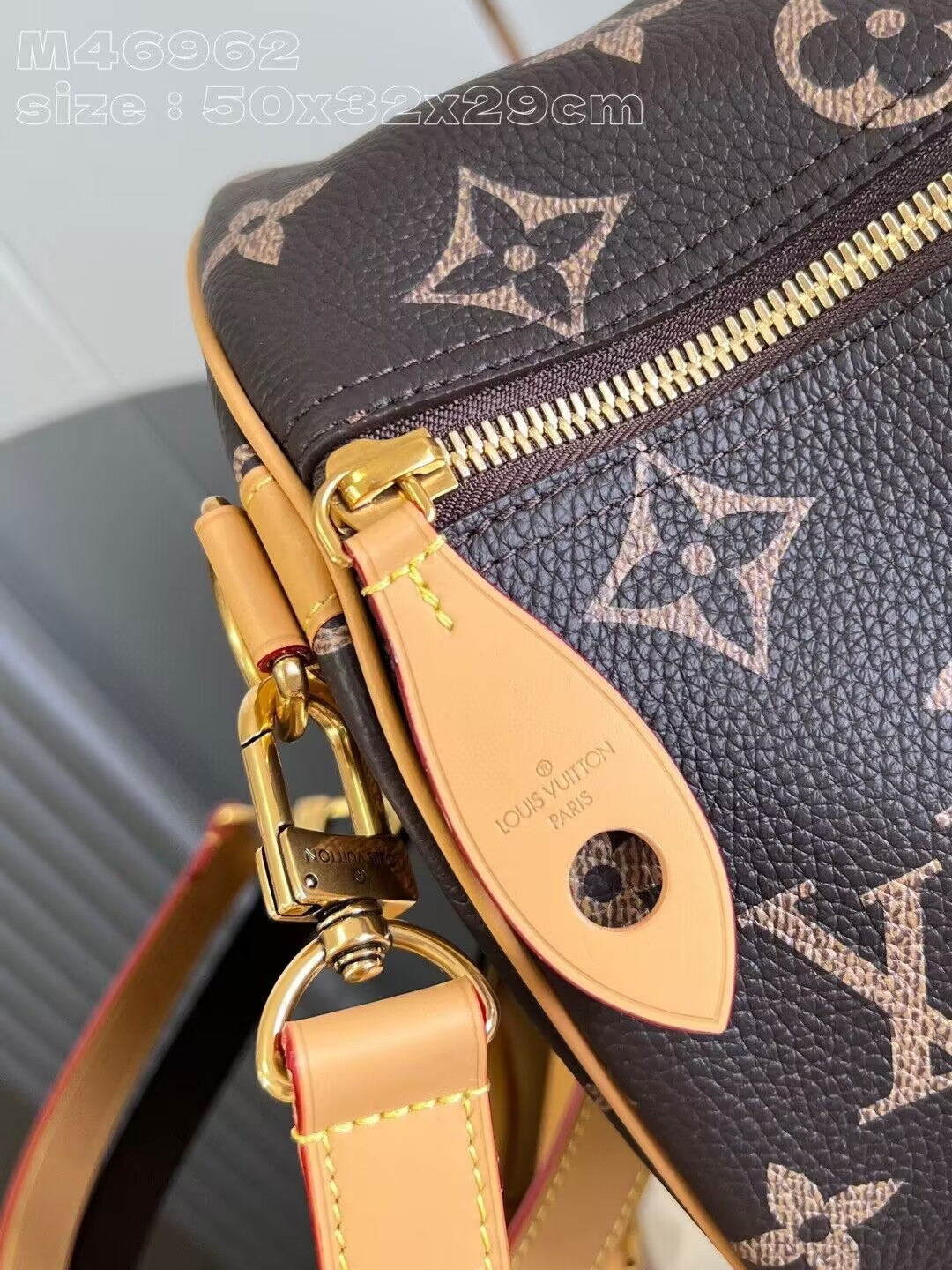 LV Speedy P9 Bandoulière 50 M46962 50x32x29cm(Customized about 10 days)