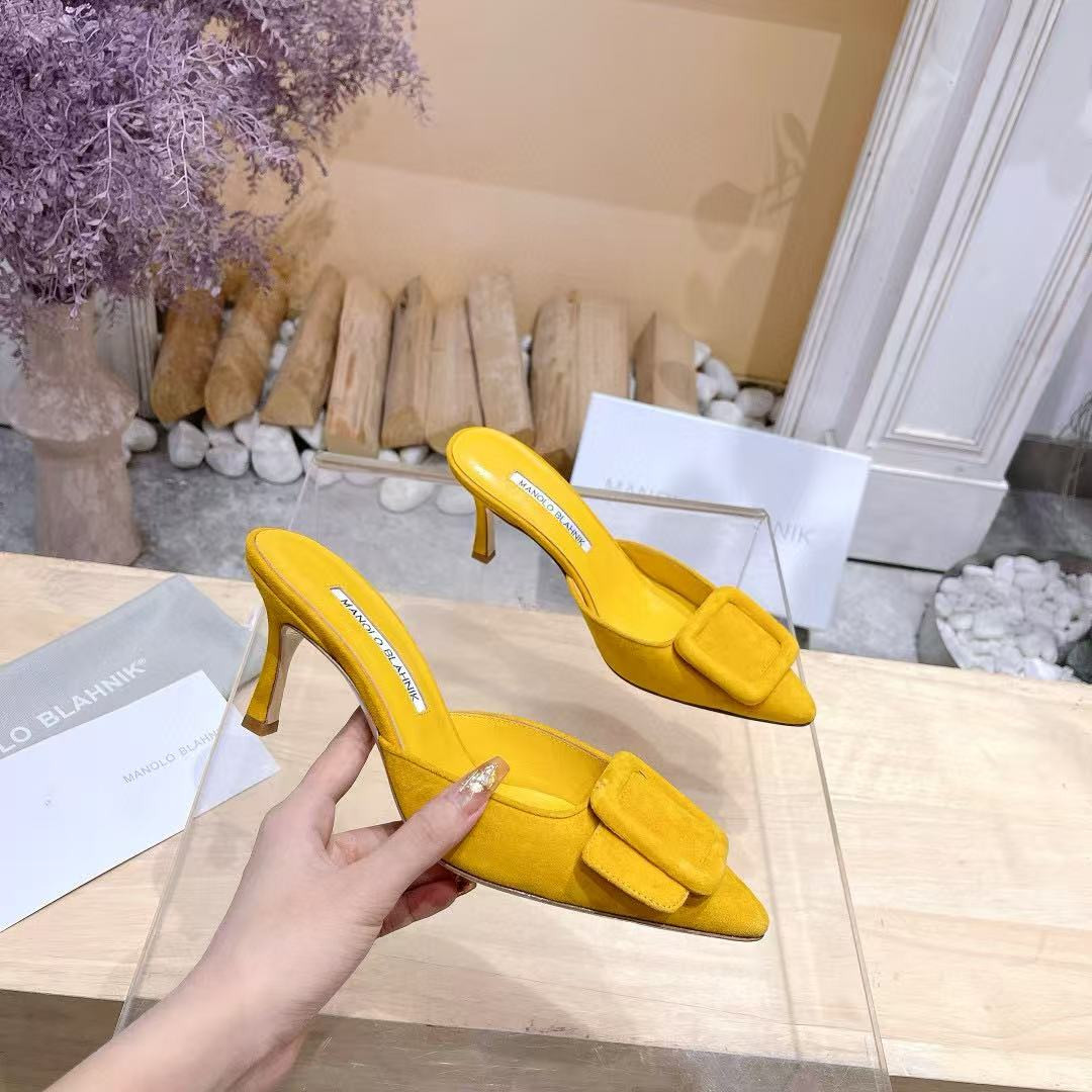 UA Manolo Blahnik Mules 7.5cm