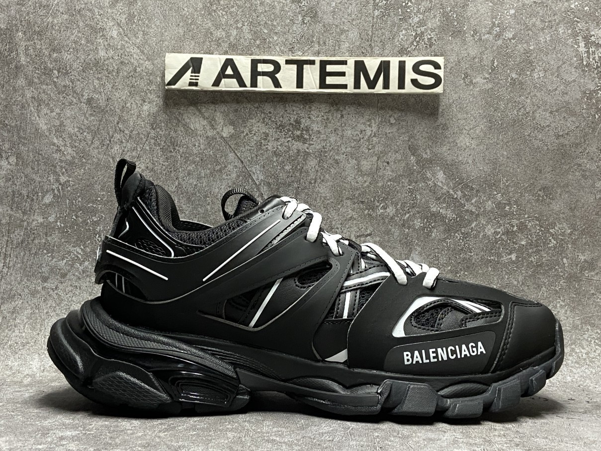 Balenciga Track Black White