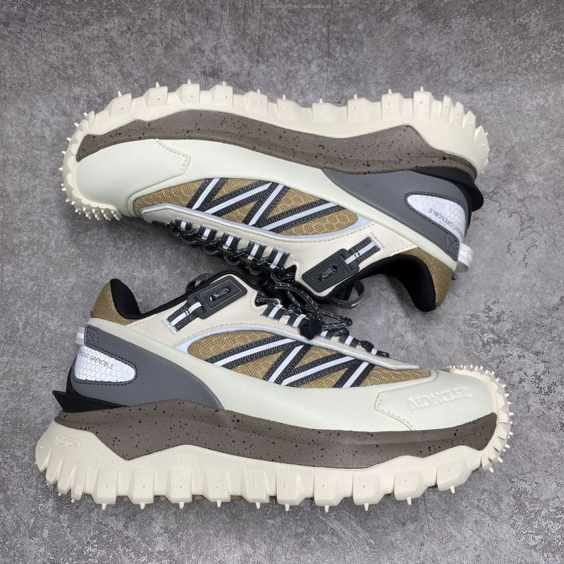 Moncler Trailgrip Beige White