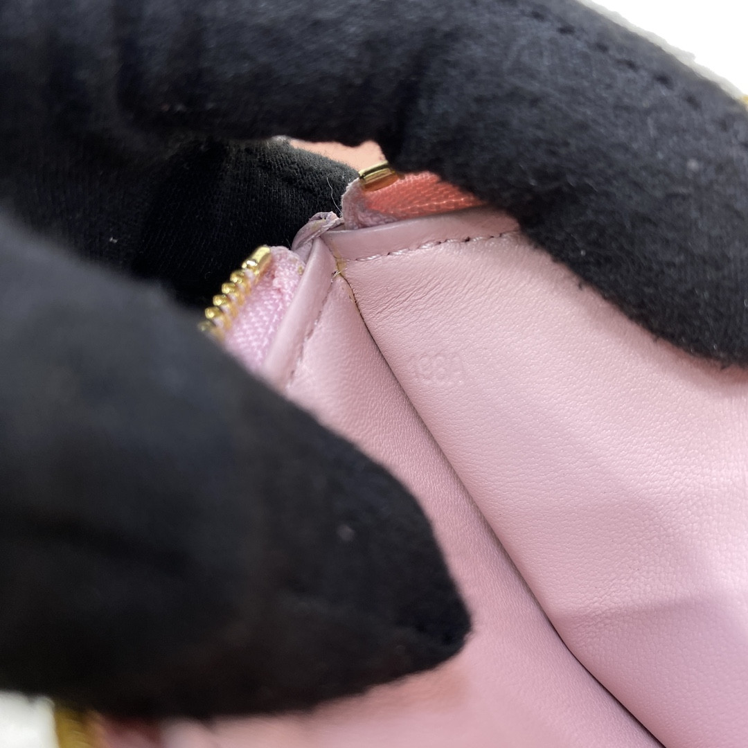 Miu Miu Matelassé nappa leather card holder 8X15cm